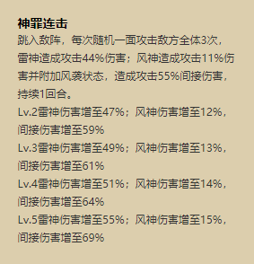 两面佛攻击时，风神对敌方会造成以下哪种效果