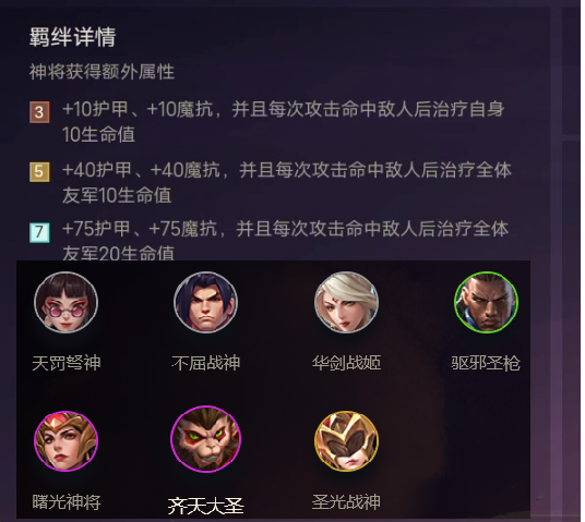 《金铲铲之战》全部羁绊效果介绍