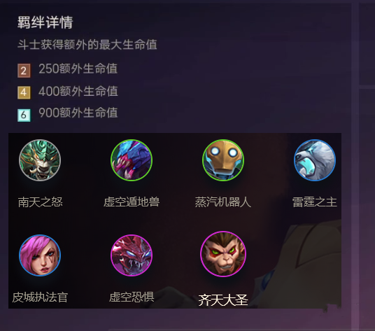 《金铲铲之战》全部羁绊效果介绍