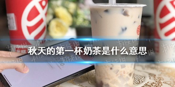秋天的第一杯奶茶是什么梗