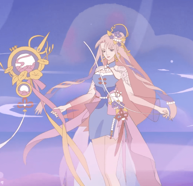 《王者荣耀》王昭君七夕皮肤海报原画分享