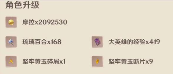 原神凝光升90级天赋升级所需材料有哪些