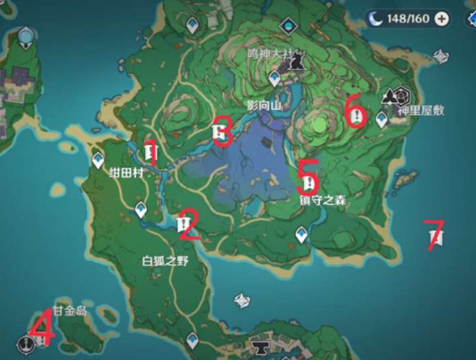 《原神》稻妻限时挑战位置介绍