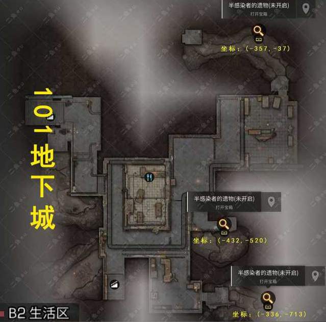 明日之后地下城宝箱坐标在哪