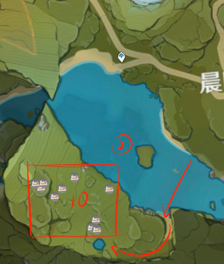 《原神》2.0蒲公英籽分布图
