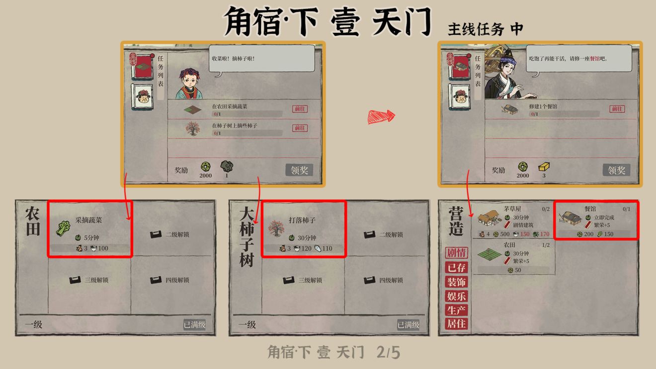 《江南百景图》角宿下壹天门任务攻略