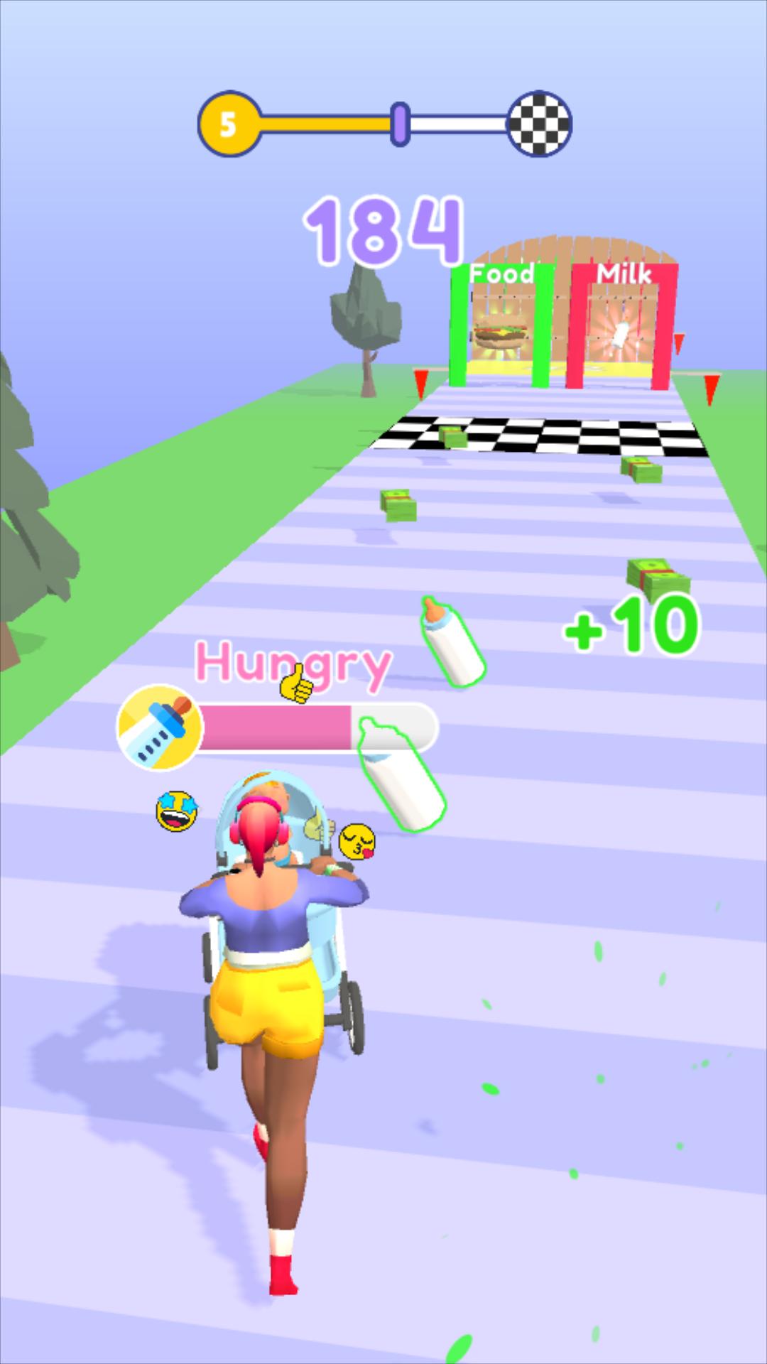 婴儿车竞速比赛