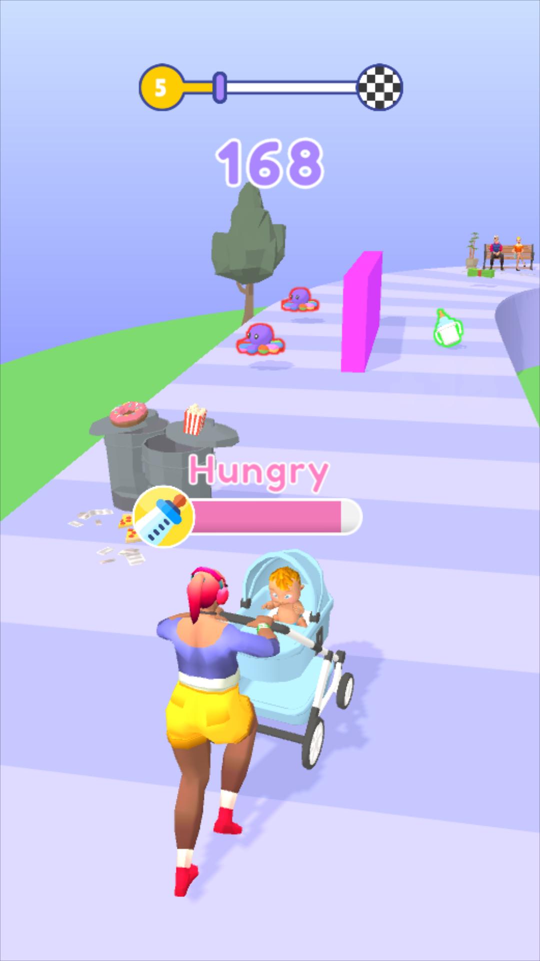 婴儿车竞速比赛