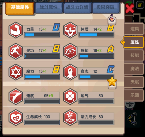 《伊洛纳》大小姐资质选择