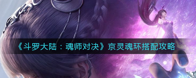 《斗罗大陆：魂师对决》京灵魂环搭配攻略