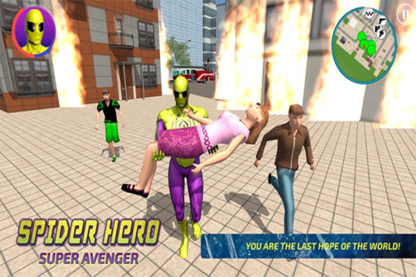 超级蜘蛛英雄守护和平