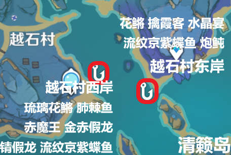 《原神》金赤假龙钓鱼点位置介绍
