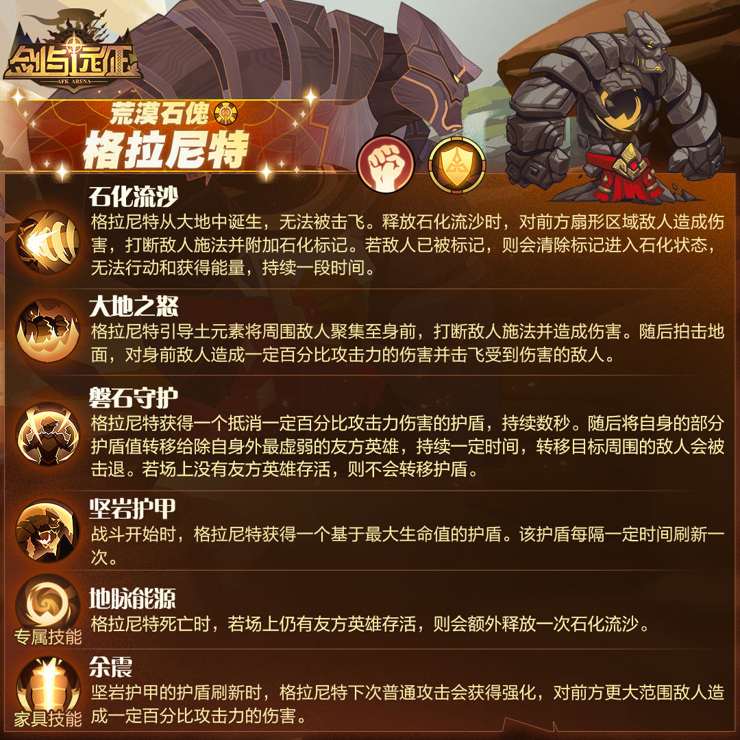 《剑与远征》格拉尼特技能强度一览