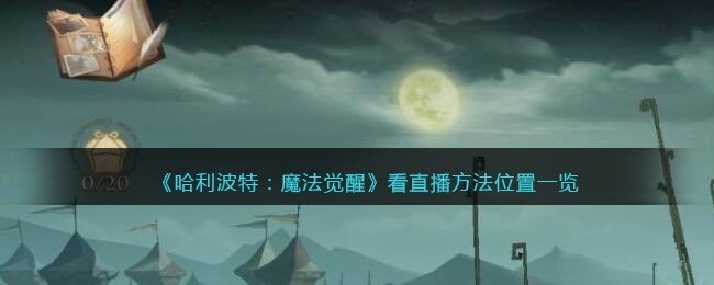 《哈利波特：魔法觉醒》看直播方法位置一览