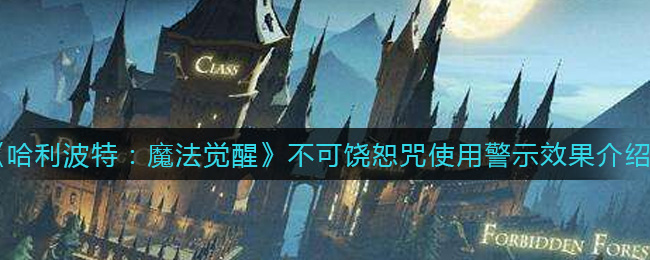 《哈利波特：魔法觉醒》不可饶恕咒使用警示效果介绍
