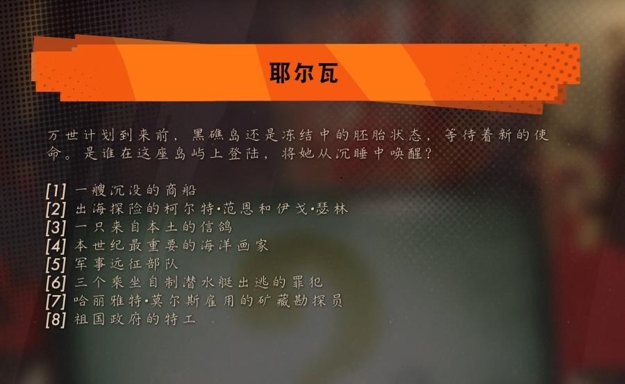 《死亡循环》耶尔瓦问题全部答案汇总分享