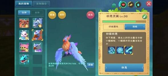 创造与魔法祈愿灵翼技能有哪些
