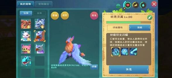 创造与魔法祈愿灵翼技能有哪些