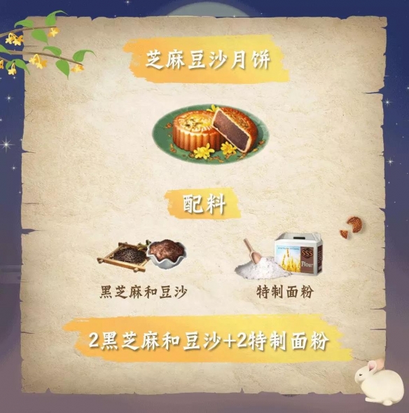 《明日之后》2021月满中秋活动月饼食谱配方汇总