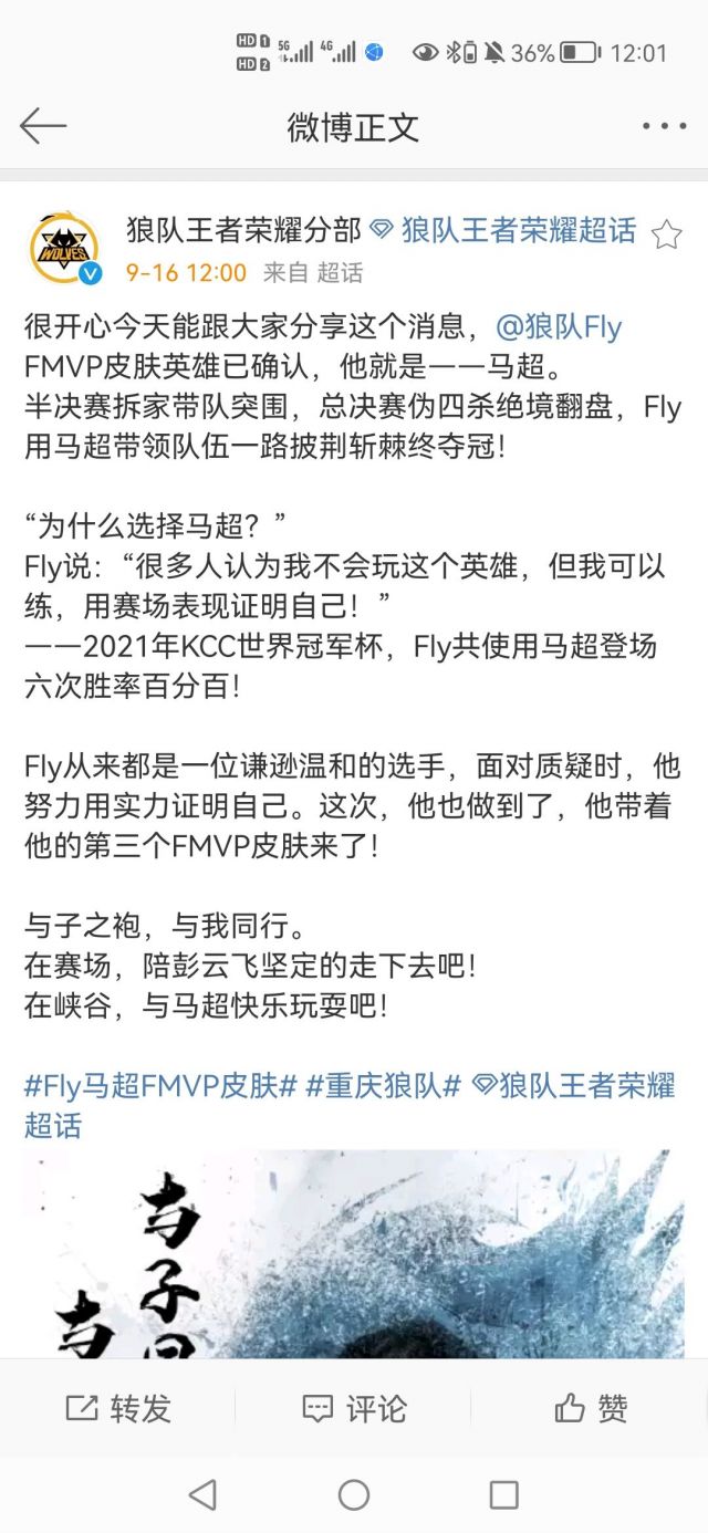 《王者荣耀》fly第三个fmvp皮肤英雄介绍