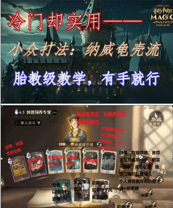 《哈利波特：魔法觉醒》纳威龟壳流玩法分享