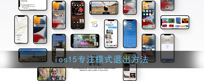 ios15专注模式退出方法