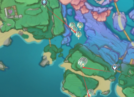 《原神》漂浮灵讨伐路线分享