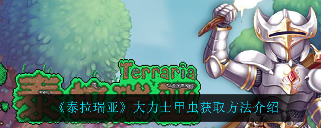 《泰拉瑞亚》大力士甲虫获取方法介绍