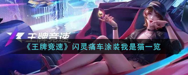 《王牌竞速》闪灵痛车涂装我是猫一览