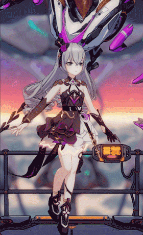 《崩坏3》魔法少女Bronya服装外观动图展示
