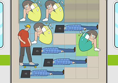 《麻烦挤一挤》第4关通关攻略