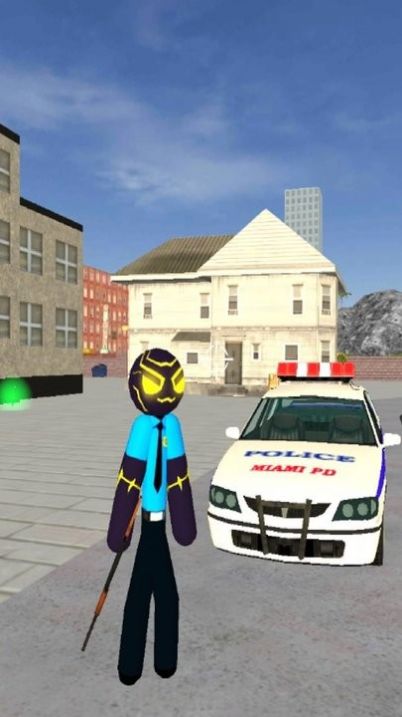 火柴人绳索英雄黑豹警官游戏中文版