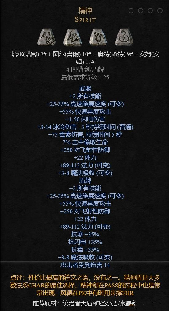 《暗黑破坏神2：重制版》开荒符文之语解析