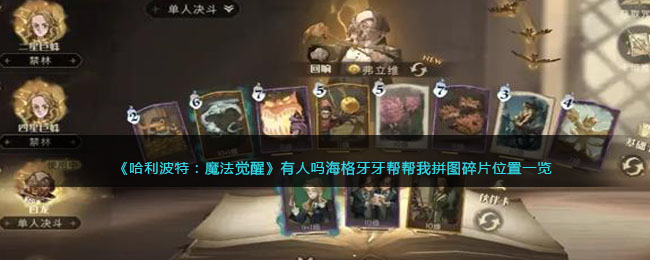 《哈利波特：魔法觉醒》有人吗海格牙牙帮帮我拼图碎片位置一览