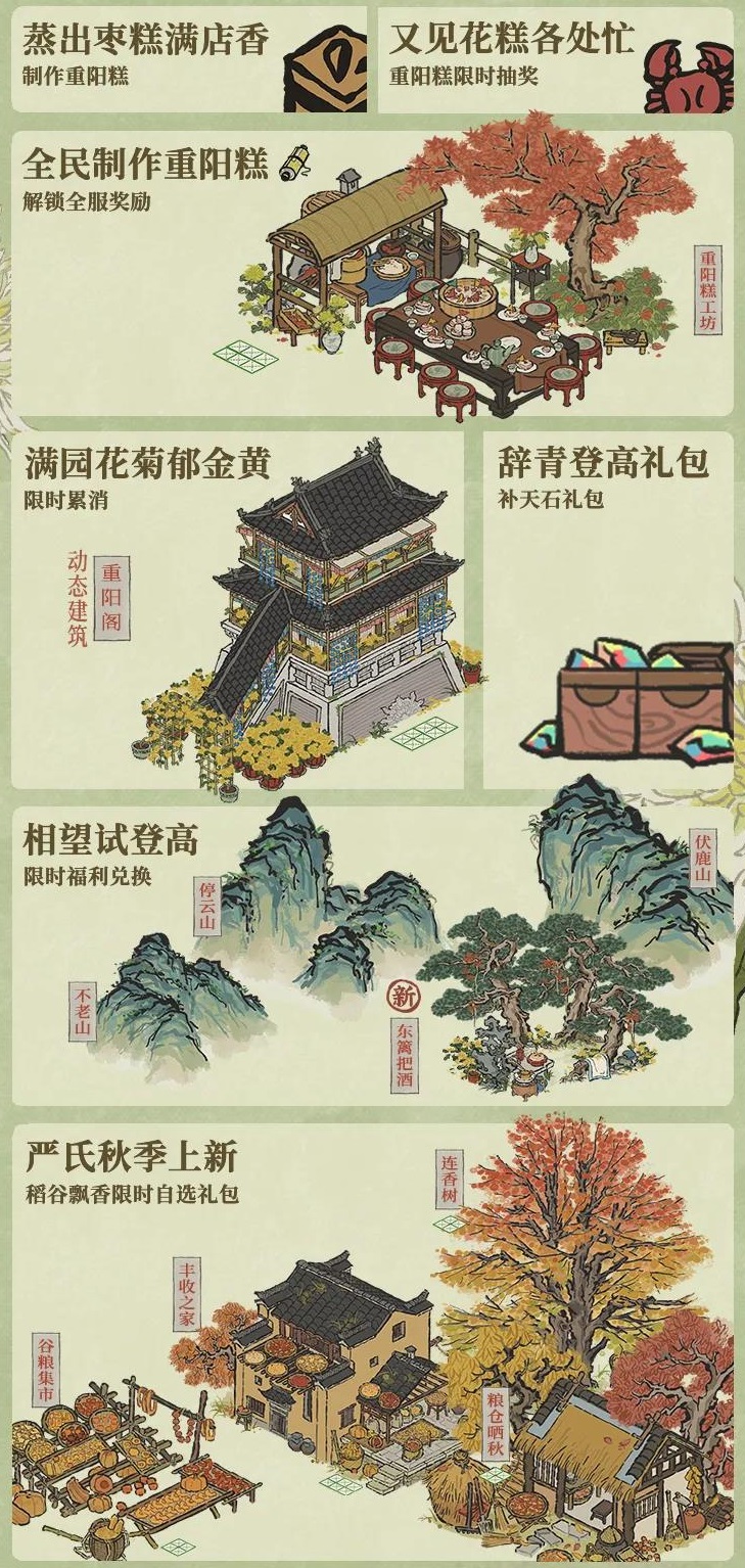 《江南百景图》满园花菊郁金黄活动分享
