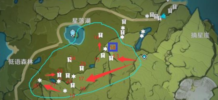 《原神》逐月节蒙德宝箱位置介绍