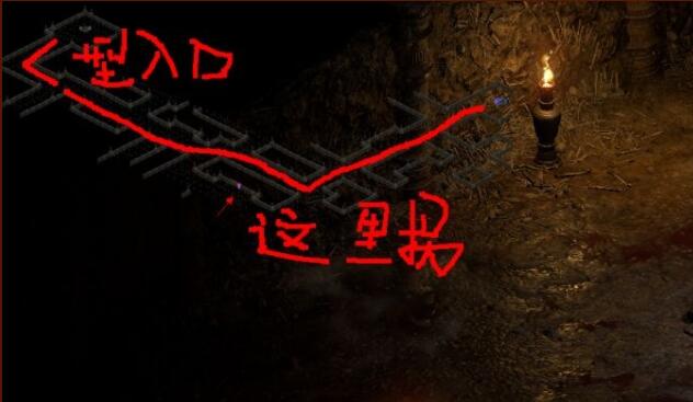 《暗黑破坏神2重制版》红门钥匙刷取路线分享