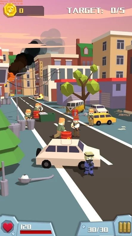 方块人反击行动  V