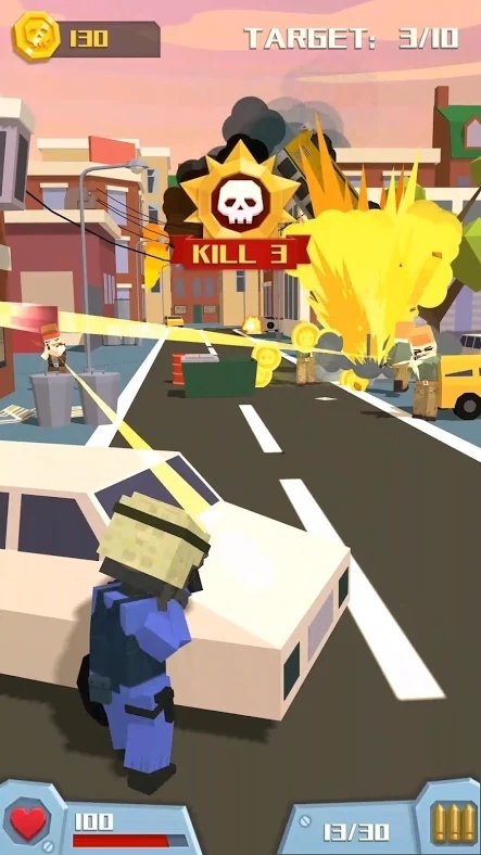 方块人反击行动  V