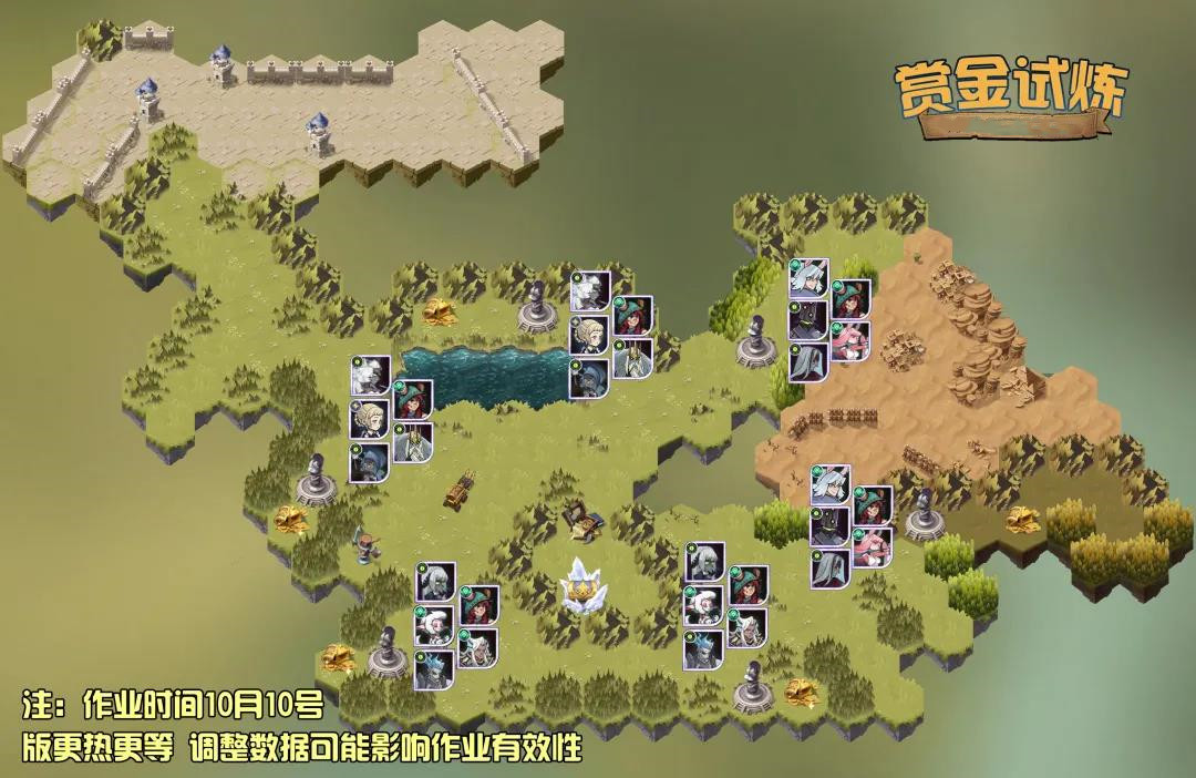 《剑与远征》米莎卡试炼之地通关路线图分享