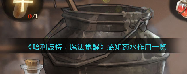 《哈利波特：魔法觉醒》感知药水作用一览