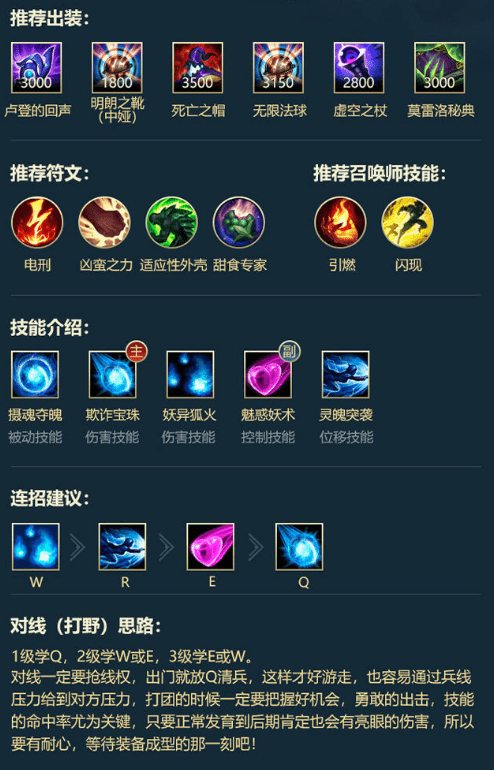 《英雄联盟手游》阿狸出装攻略