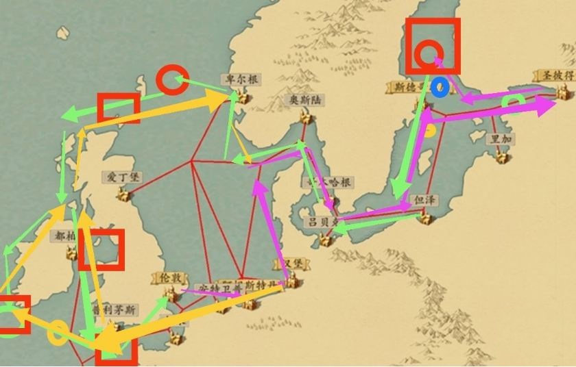 《梦回大航海》后期北欧速刷氪金船路线攻略