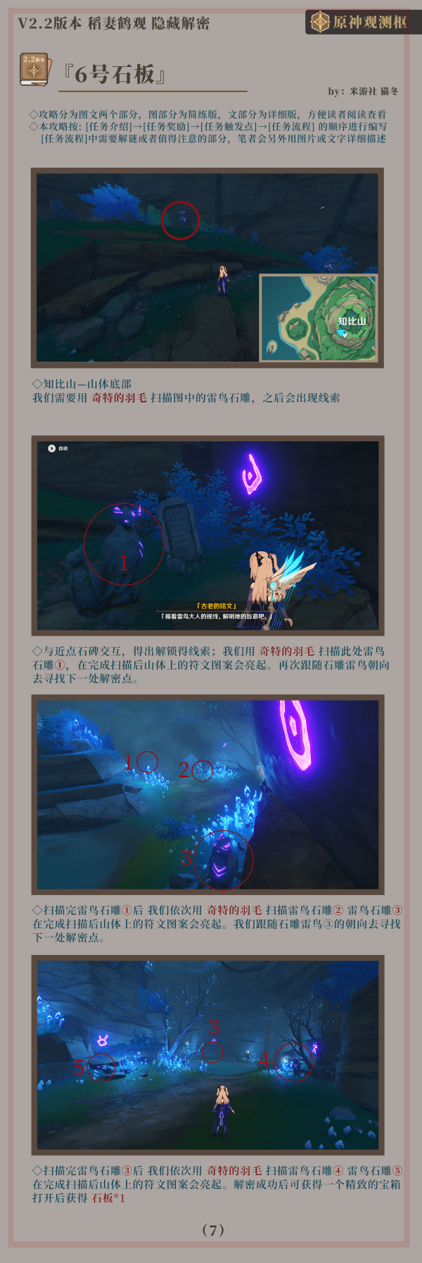 《原神》七块石板解密攻略