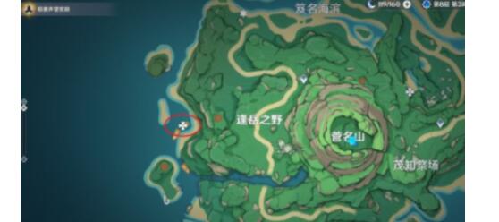 原神宝藏图的四个碎片在哪里