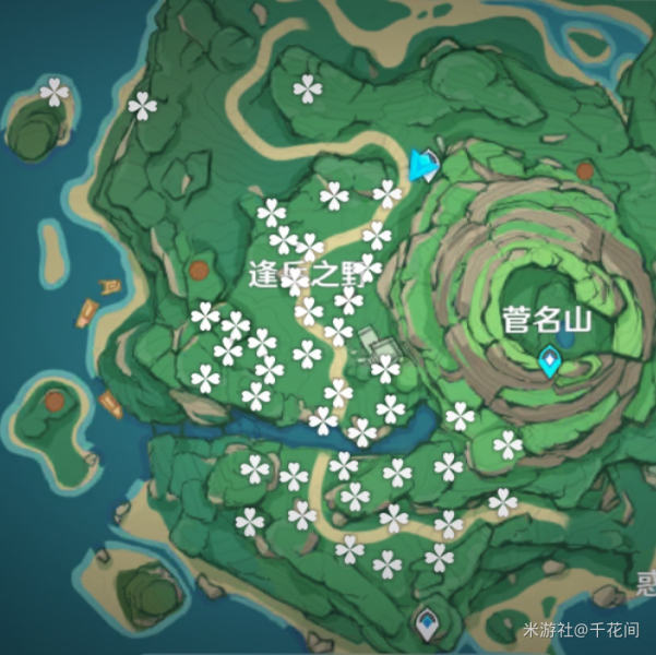 《原神》幽灵知世逢岳之野点灯位置介绍