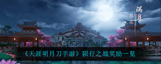 《天涯明月刀手游》陨星之战奖励一览