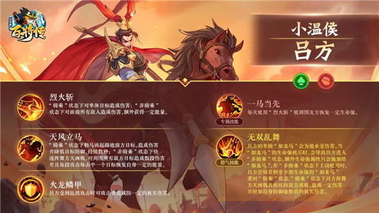 《小浣熊百将传》吕方强度介绍