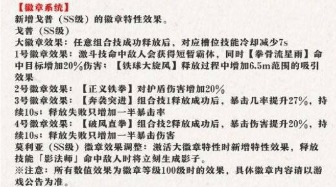 《航海王热血航线》戈普徽章特性效果介绍