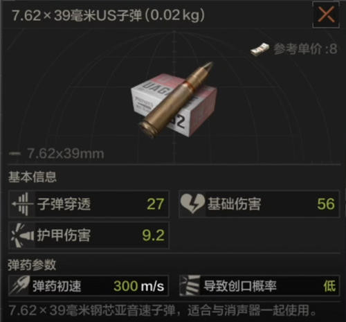 《暗区突围》子弹等级区分方法